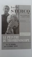 Affiche pour <strong><em>l'exposition Jean-Pol Stercq : Le peintre du trombinoscope à la Galerie de la Régence, </em></strong>(Braine-l'Alleud), du 22 mars au 4 avril 1995.